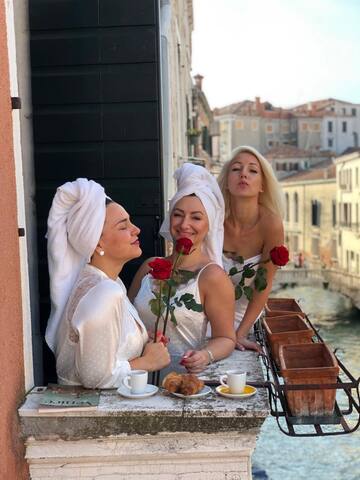 Venice Canal Dream • Gondolas & 4 Balconies gallery image 3