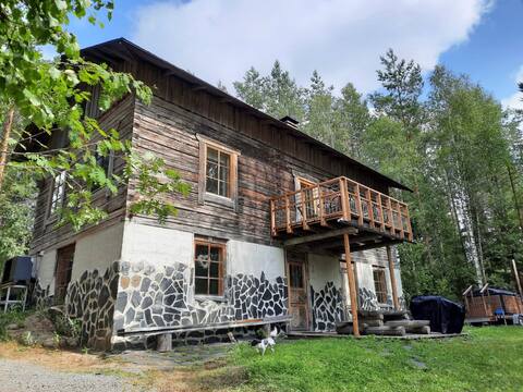 A log cabin near Seitseminen National Park