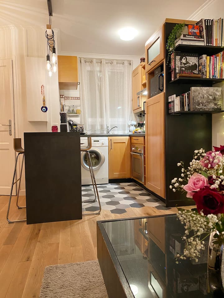 Lovely & cosy apartment in the village Faidherbe !