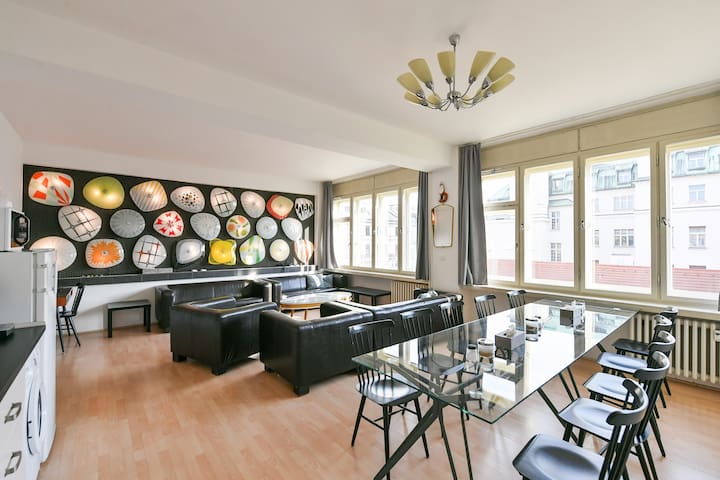 Apartment 12 single beds/5 bedrooms/2 bathroom/2WC