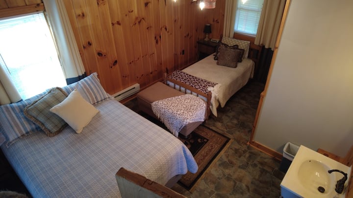 Bedroom - with full bed and twin bed