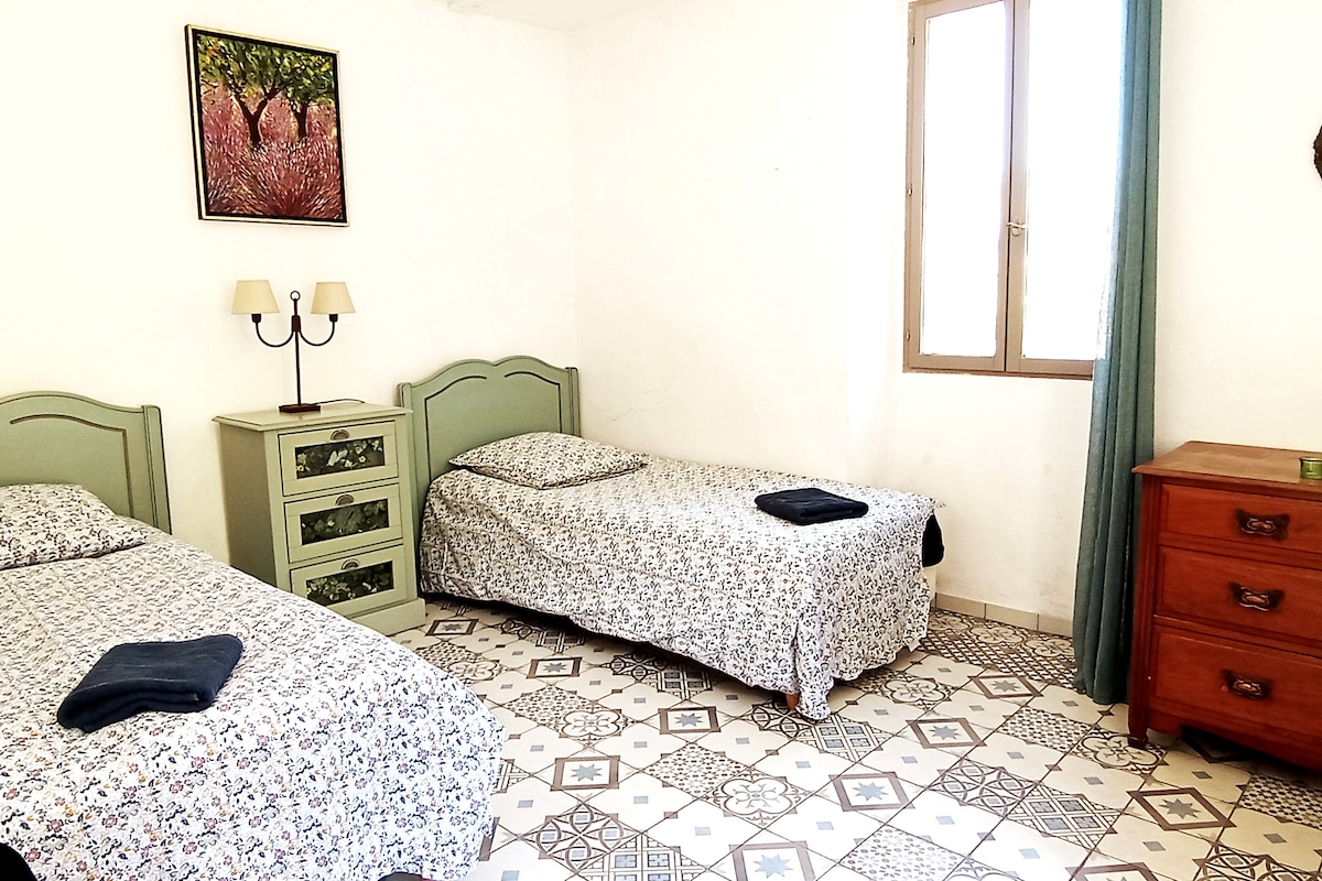 RDC chambre 2 lits simple