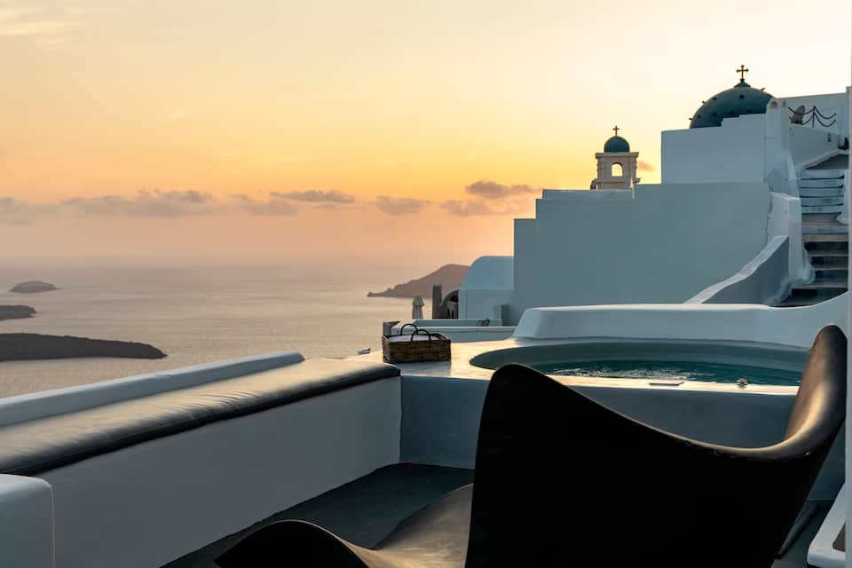 Pura Vida Villa, on the caldera edge, Imerovigli, Santorini, Greece, photo 9 of 10