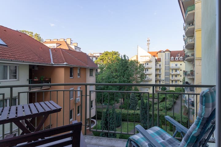 Angel Street Apartment - 2br+living+office+balcony - Budapest