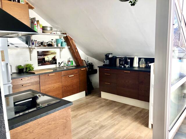 Big 5BR loft, 120 sqm, Grünerløkka, 2 terraces. gallery image 5