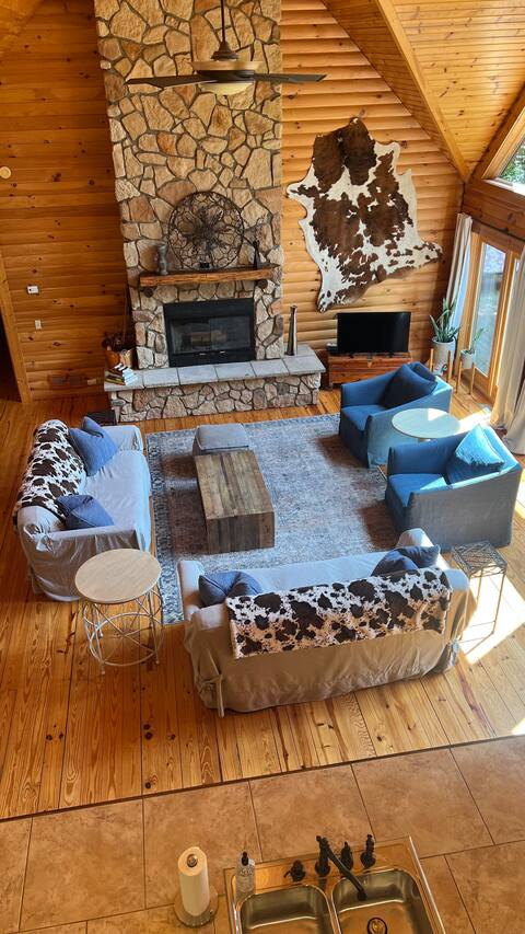 Trove of Trees Log Cabin in Mohican on 24+ acres