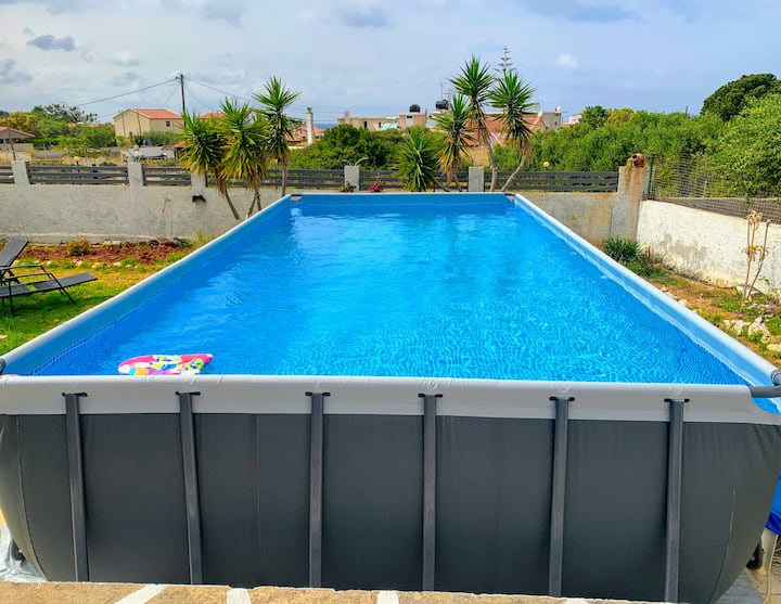 Sun & Sand House! 5min From Beach! Swimming Pool ! - Crete