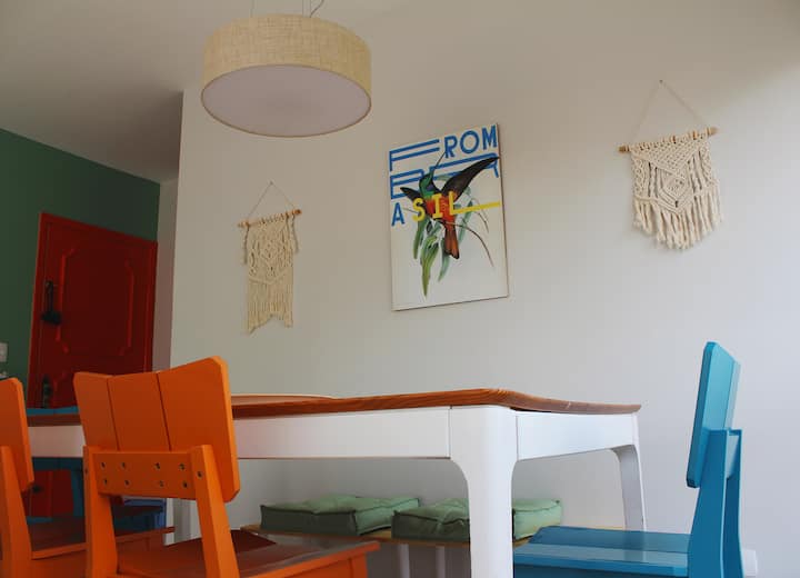 200m from beach! 3 bedrooms, living, kitchen w/ AC
