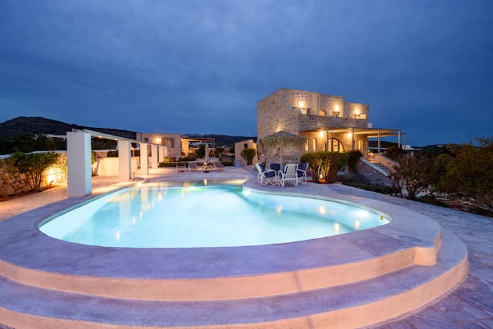 Aegean Seashell Villa with private pool