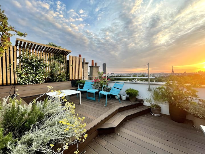 Amazing view, terrace, Luxury flat