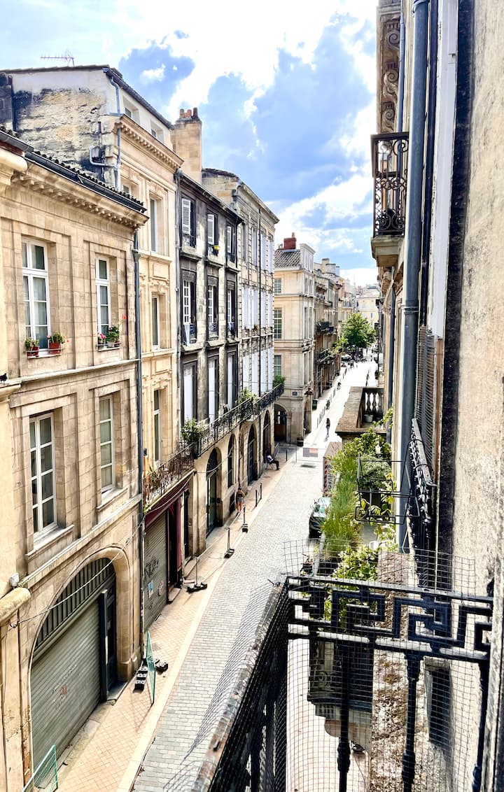 Balcón en la calle de la Rousselle 