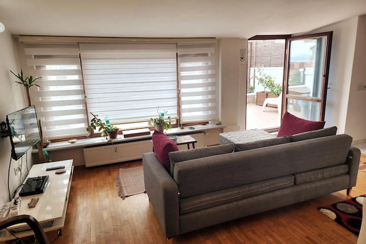 Private Roof Flat With Terrace In Galata/beyoglu - Istanbul