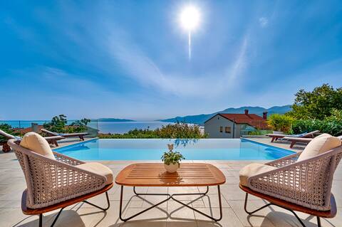 Villa Maelynn Opatija with Pool & Stunning Seaview