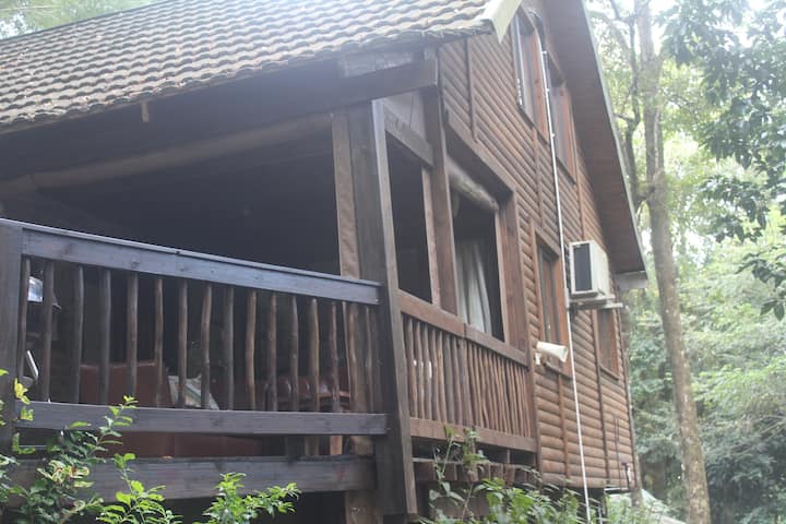 Log Cottage.