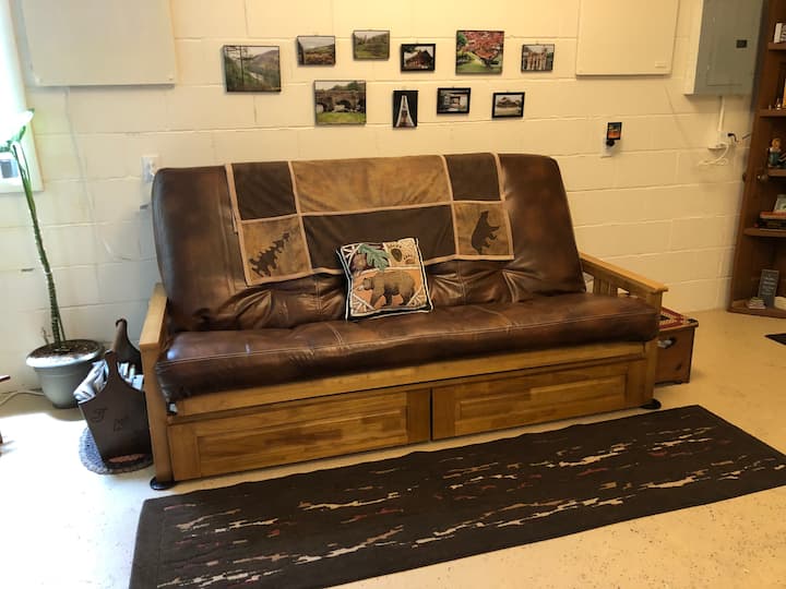The Queen sofa sleeper bed was purchased in 2020 to replace an older one. It has a nice comfortable mattress.  (My husband and I have mastered returning it to a couch, so we ask guests to avoid doing that themselves.)