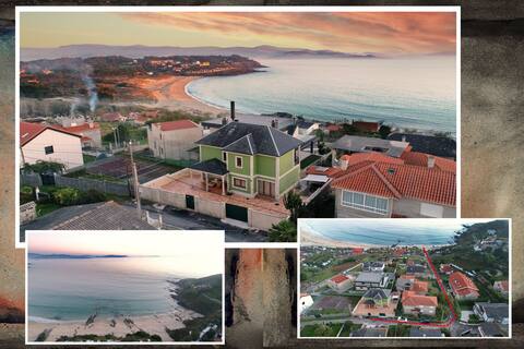 Villa in Playa Montalvo, Sanxenxo, Pool.