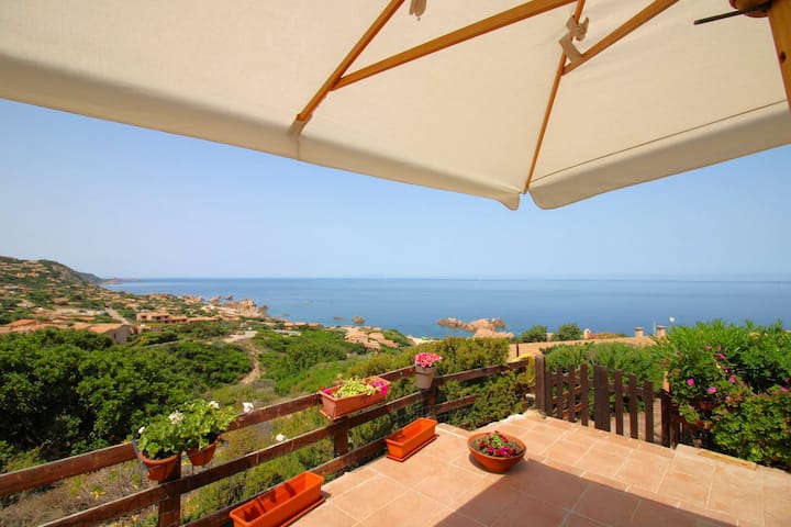 Mira House With Fantastic Sea View And Pool - Costa Paradiso