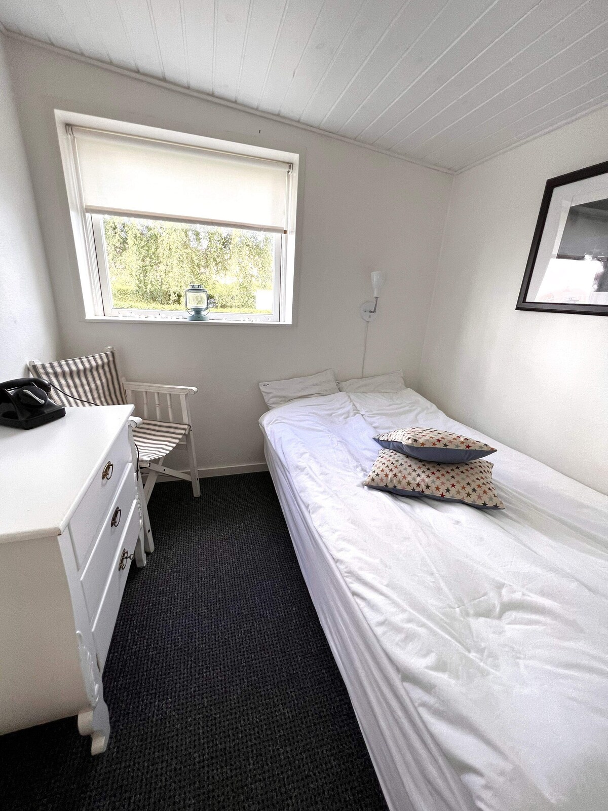 Værelse med 120 cm seng