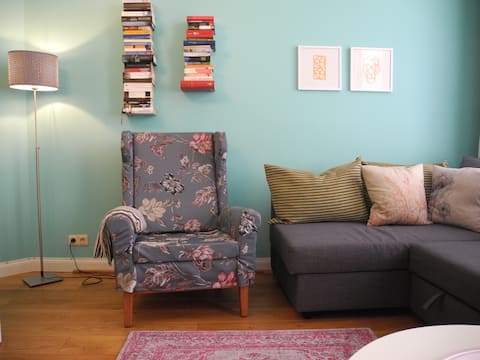 Erfolgreiche Airbnb-Immobilie: Beautiful apartment "turquoise" centrally located in Bremen