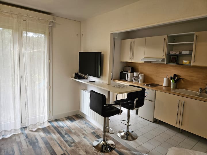 T1 Classé 3 éToiles, Terrasse, Vélos, Avion, Fibre - Dune du Pilat
