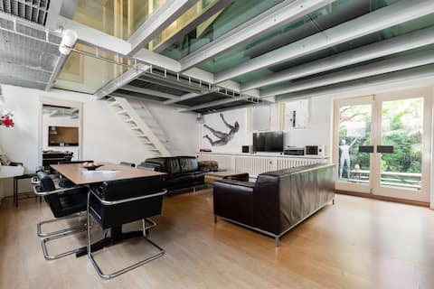 Successful Airbnb property: Artistic Family Post Office Loft with Garden in Landlust