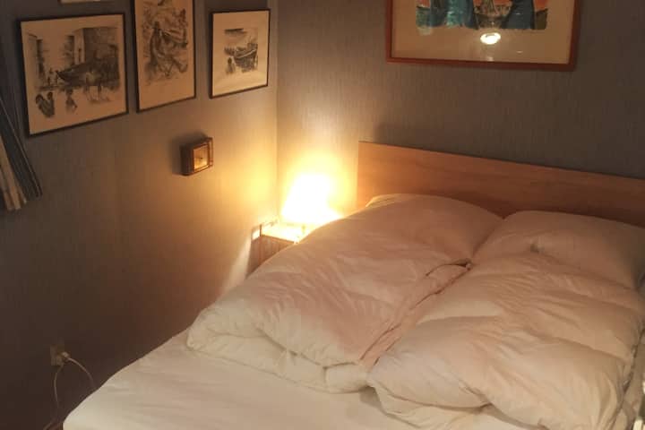 غرفة نوم ثانية بسرير بحجم كبير