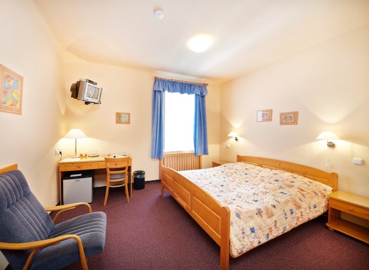 Hotel room in the heart of Ceske Budejovice Serviced apartments for