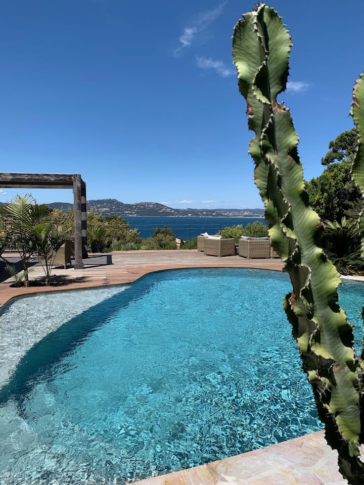 Poolvilla mit Meerblick für 10 Personen 5 chb Häuser zur Miete in