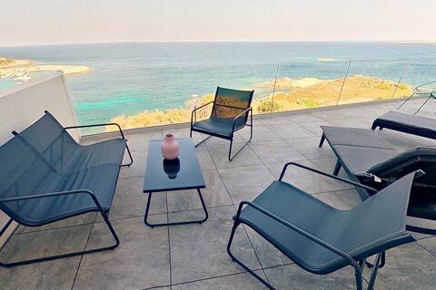 Sopramare T3 (45 m²), XL terrace, sea view, air-conditioned