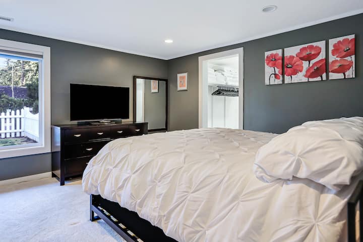 from Office to Master Bedroom (king size bed)