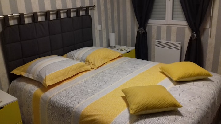 Beautiful guest rooms in a new house
