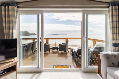 Seafront at The Beach House at 248 Lydstep Haven