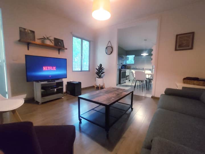 带Netflix的电视房 