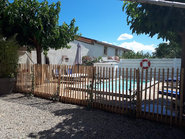 rental 6p. heated swimming pool near Cap d 'Agde