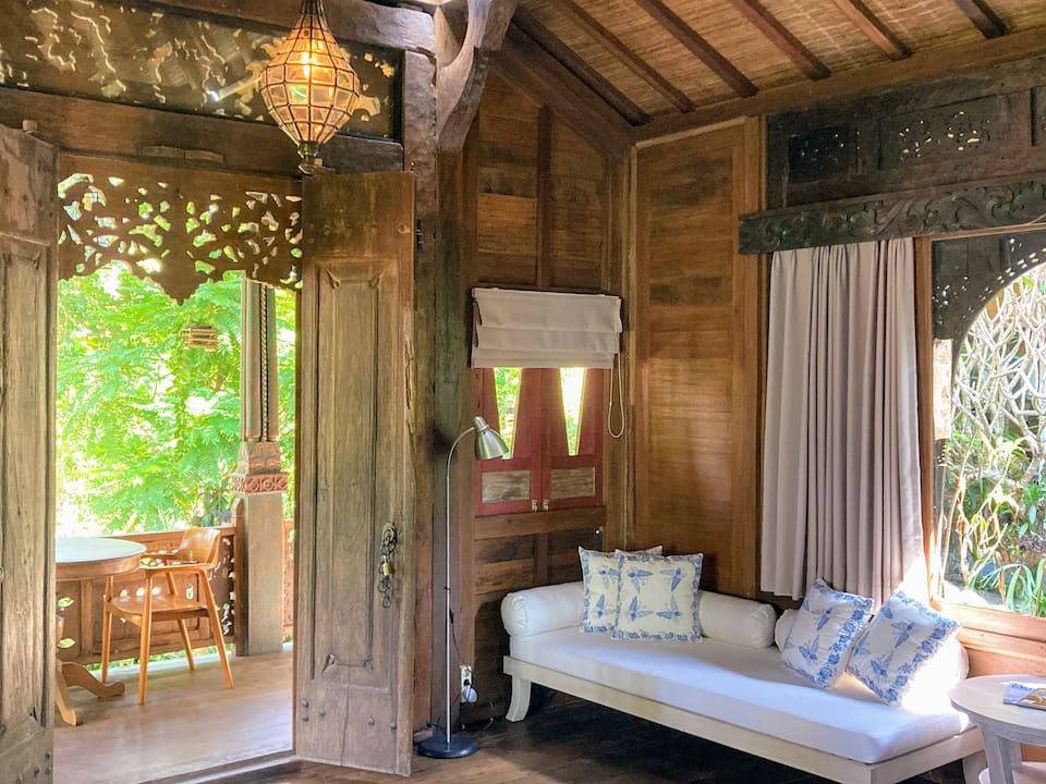 Tresna Bali Cabin, a rebuilt teak house, Bedulu, Ubud, Bali, Indonesia, photo 4 of 10