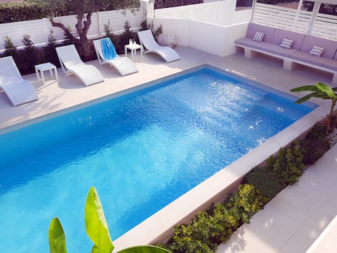 Pool, Sea view, large terrace, 5 persons