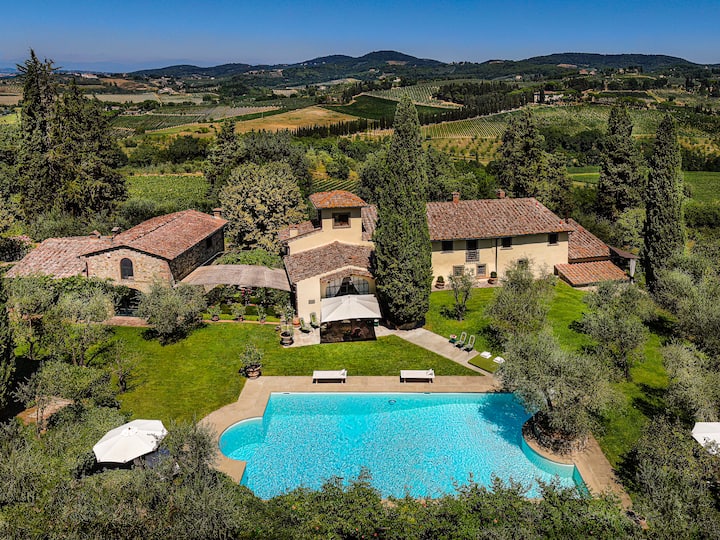Fabulous 9BR VILLA with Heated Pool Near Florence! - Villas for