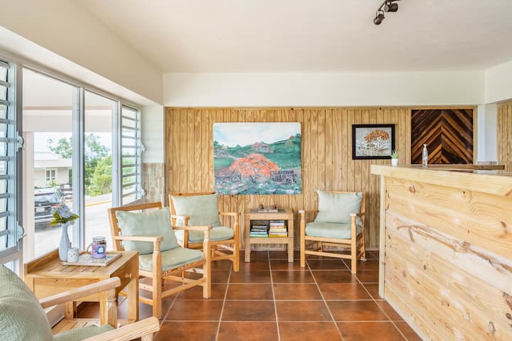 Rock Walls & Panoramic Open Terrace - Puerto Rico