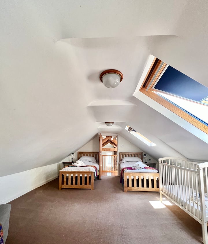 Habitación individual con baño privado