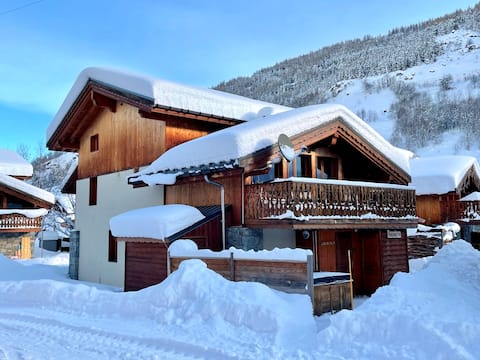 Chalet Brooklyn/3 Valleys/jacuzzi/sauna/fireplace