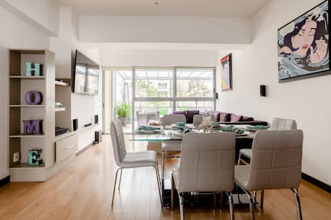 Popular Airbnb listing: Beautiful apartment in Polanco area with amenities in Irrigación