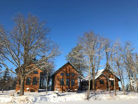 Multi-Cabin Group Retreat on Prairie Lake