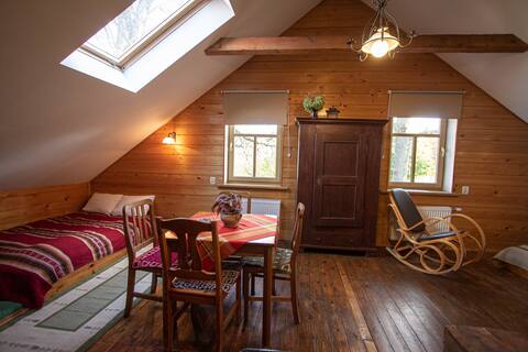 Latvian style apartment with 2 large family rooms