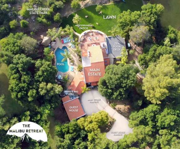 Malibu Retreat Estate w/ Guest House + salt POOL gallery image 5