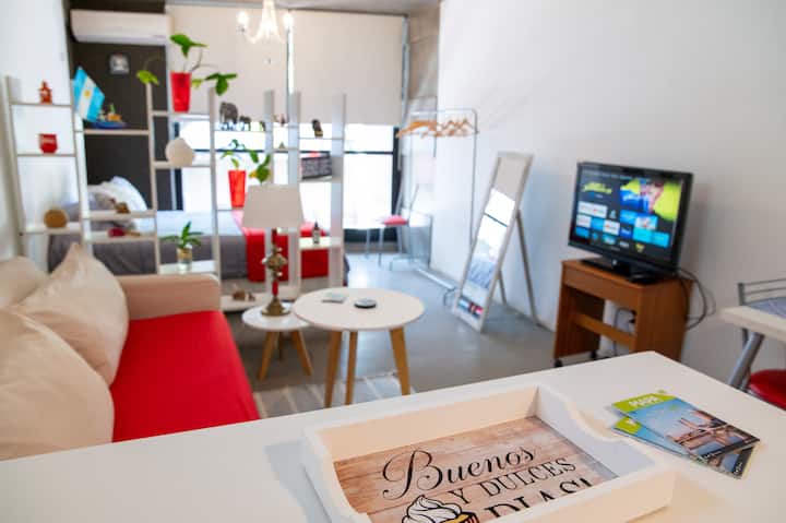 Квартира-студия в Barracas с балконом