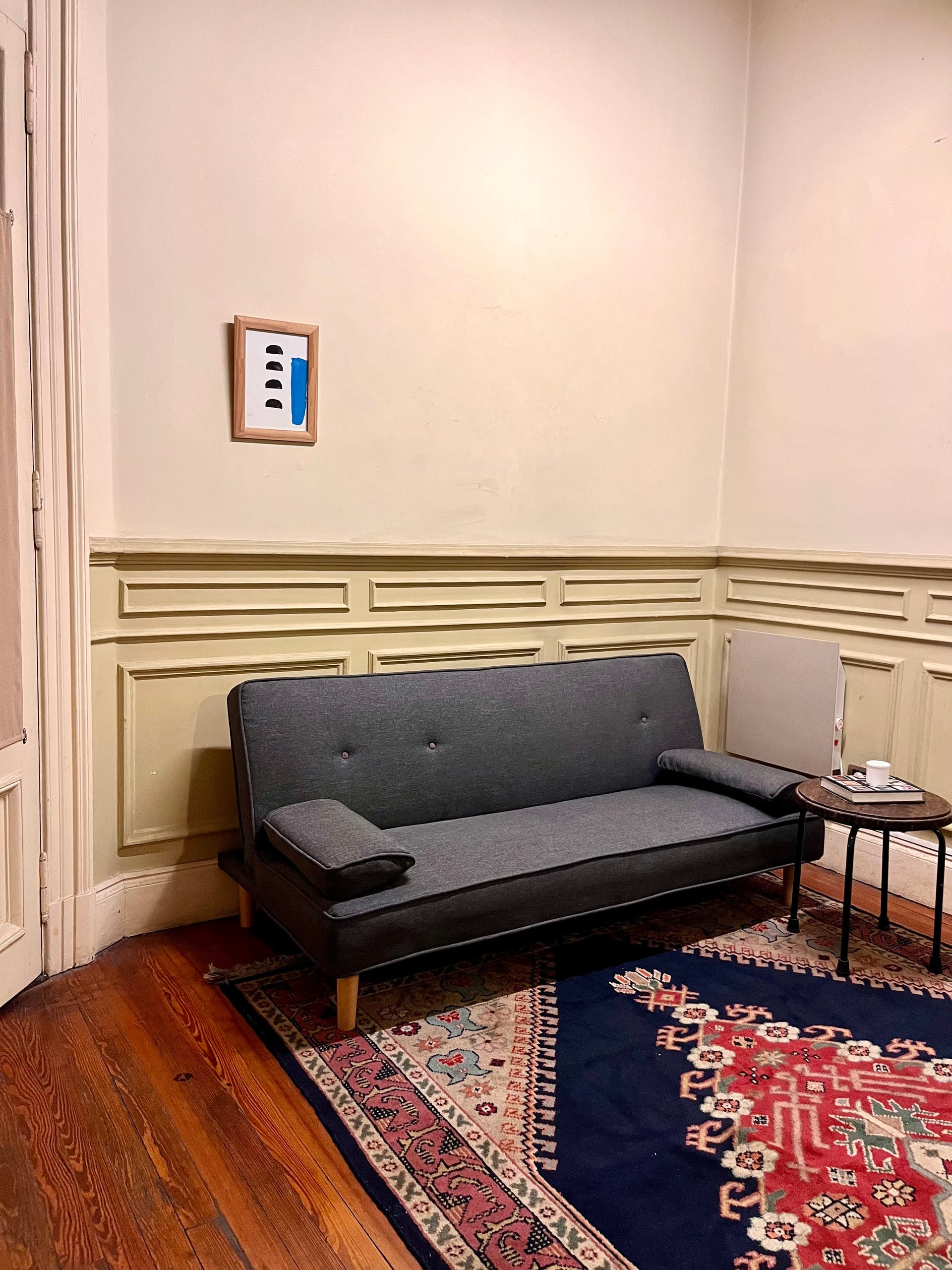 Double bedroom in patio apartment in San Nicolás