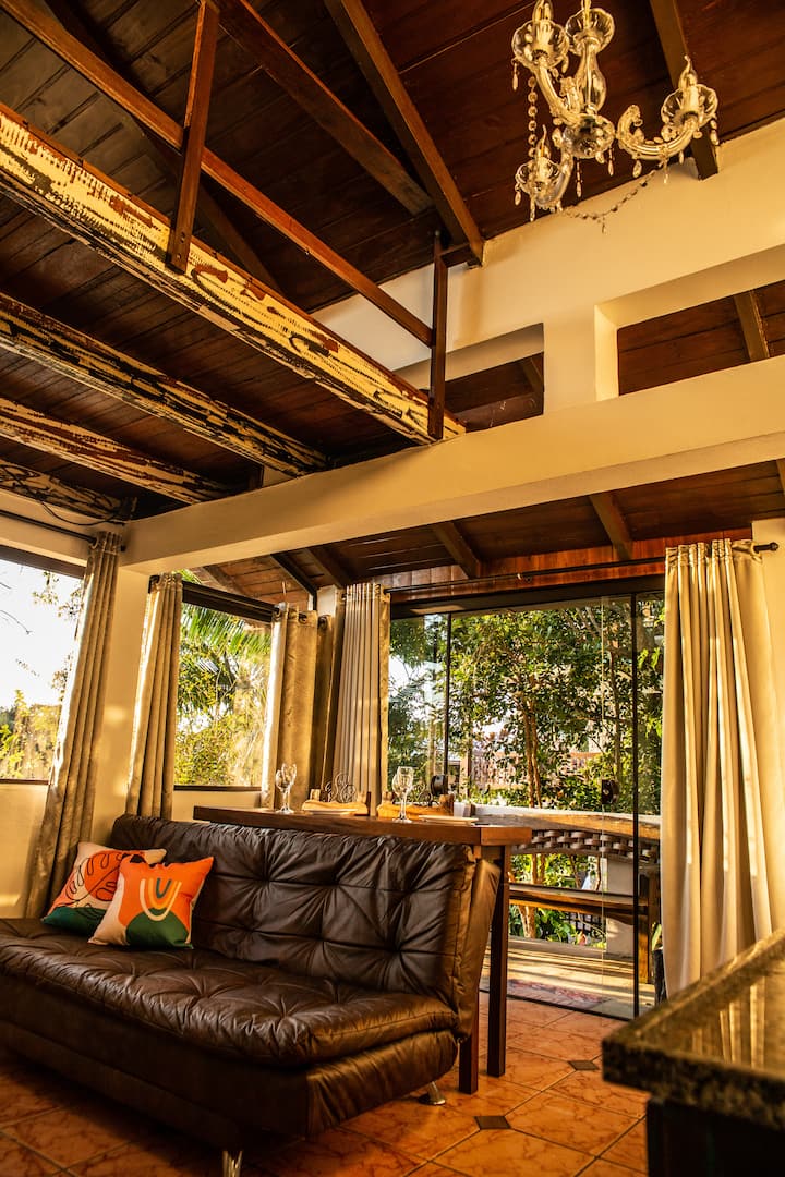 Bračni krevet nalazi se na mezzaninu - pristup putem stubišta