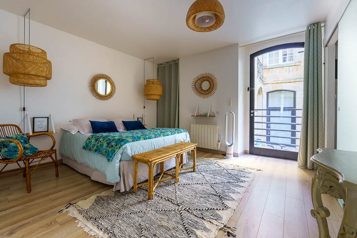 Valentine's House - Large 20 m2 room with inner courtyard