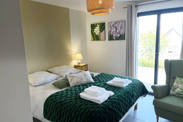 Suite principal, cama doble excelente, en el colchón 