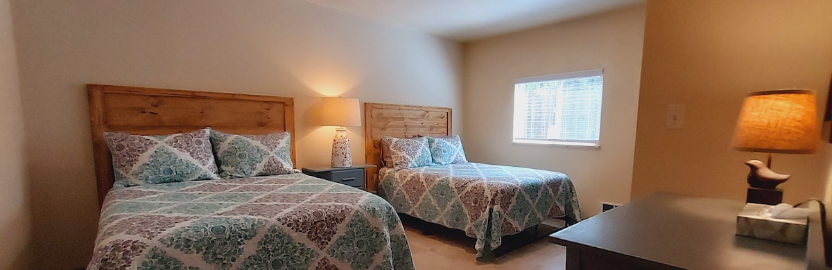 Vitanda viwili vya ukubwa kamili -